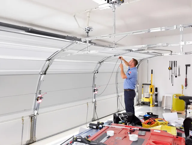 Garage door cable repair service by Port Wentworth Garage Door Repair in Port Wentworth