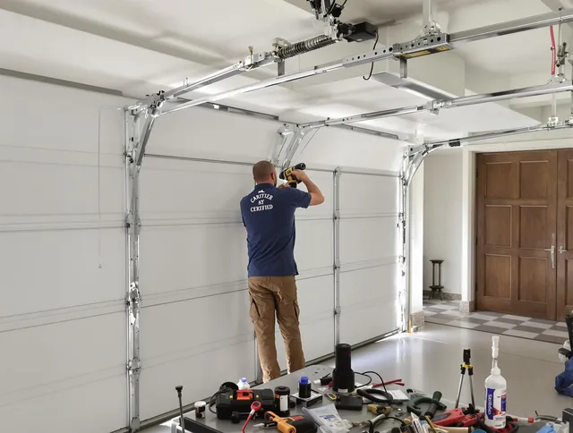 Port Wentworth Garage Door Repair certified technician performing precision garage door repair in Port Wentworth