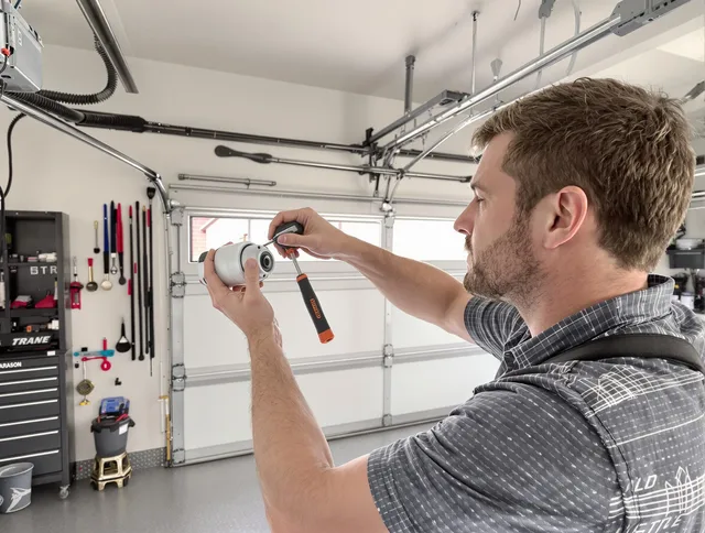 Garage door opener repair service by Port Wentworth Garage Door Repair in Port Wentworth