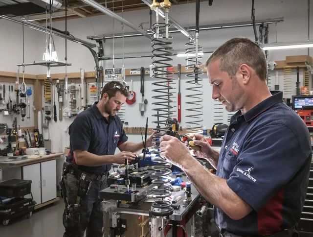 Garage door spring repair service by Port Wentworth Garage Door Repair in Port Wentworth
